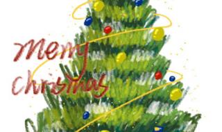 圣诞树怎么画手机