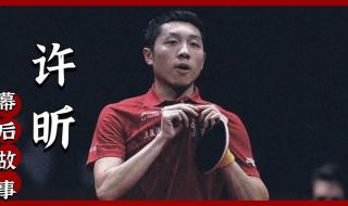 许昕把球打马龙背上