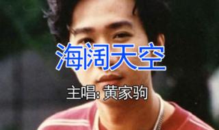 黄家驹女友唱海阔天空 黄家驹女友唱海阔天空